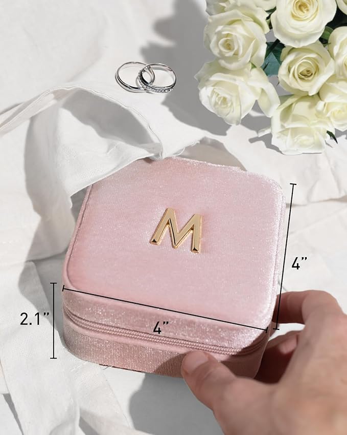 Vlando Jewelry Case for Girls & Women, Small Case for Travel & Gifts - Image 4