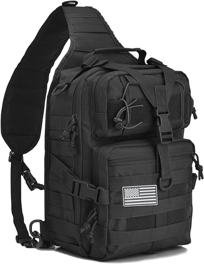 hopopower Tactical Sling Bag Pack Military Rover Shoulder Backpack EDC Assault by Hopopower