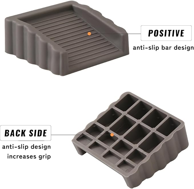 3Pack Black Door Wedge, Small Door Stop Wedge, Door Stops - Image 4