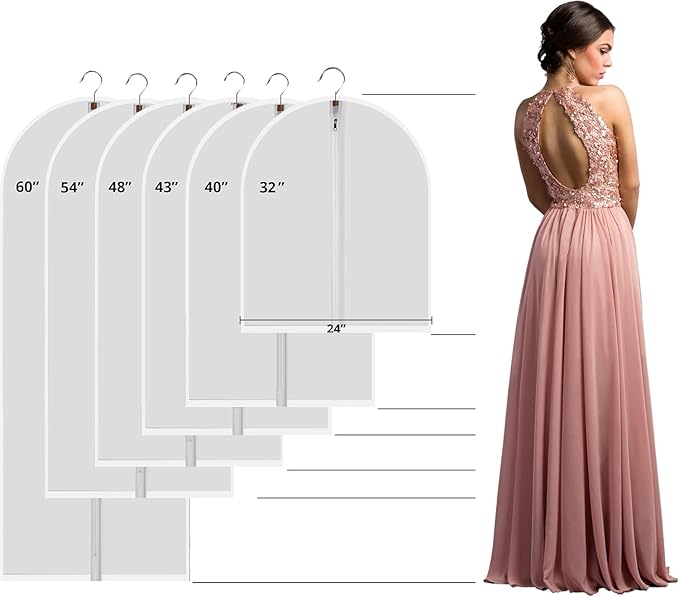 Plastic Garment Bags Clothing Storage Bags Hanging - Image 7