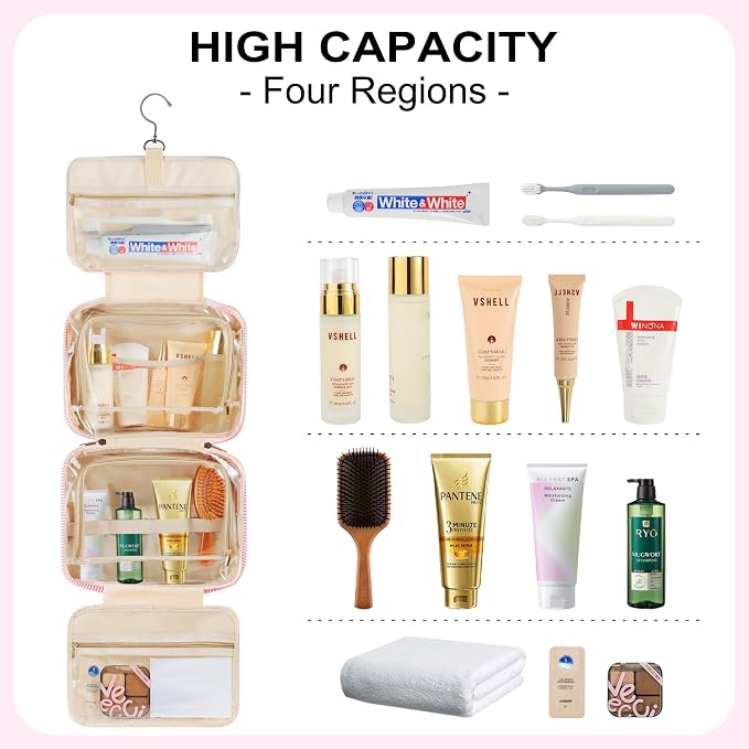 TOPEAST Travel Toiletry Bag for Women - Image 4