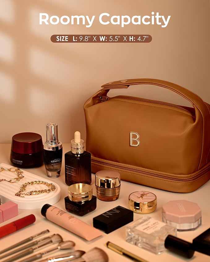 College Gifts for Women, Personalized Makeup Bag - Image 3