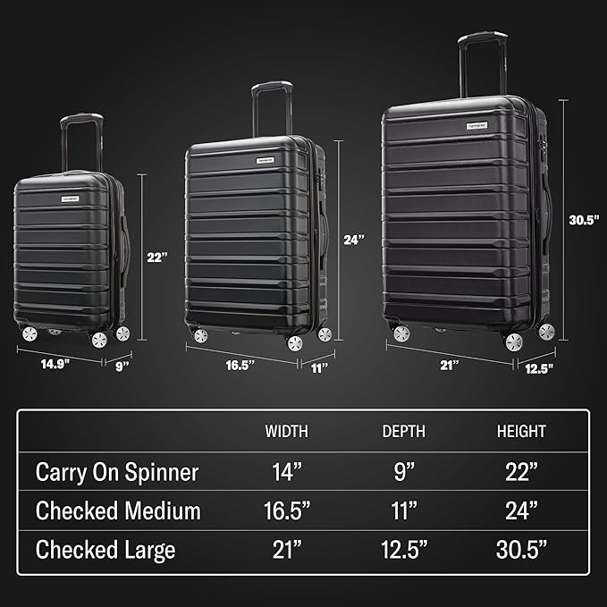 Samsonite Omni 2 24-Inch Medium Checked Hardside Luggage - Image 8