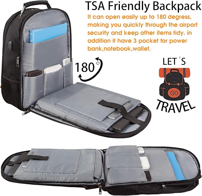 Travel Backpacks for Men Women, Extra Large College School Laptop Bookbags - Image 2