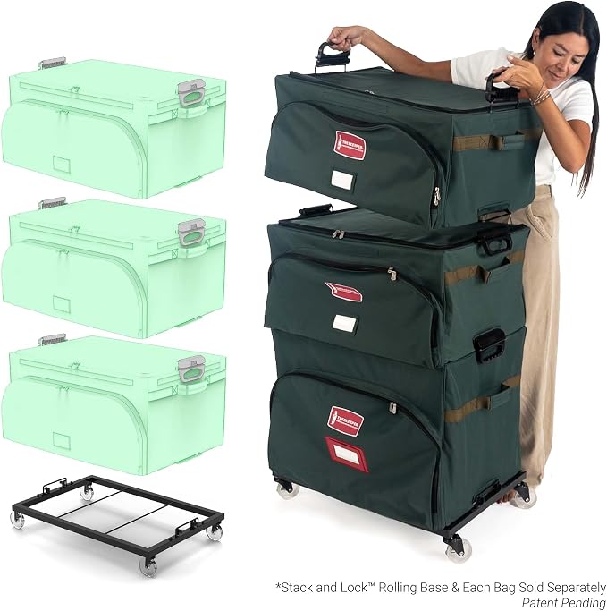 TreeKeeper Stack & Lock™ Storage Rolling Base Locking Caster Wheels - Image 5