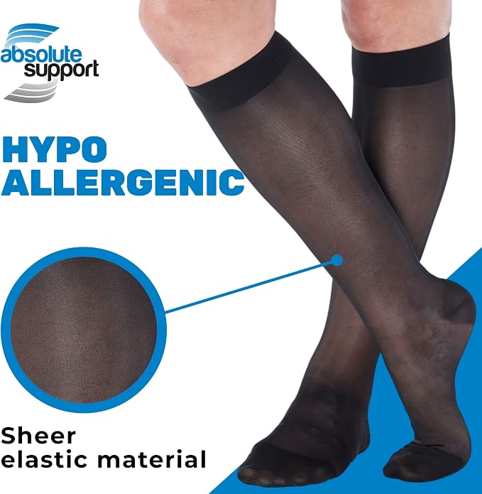 Made in USA - Sheer Compression Stockings - Image 3