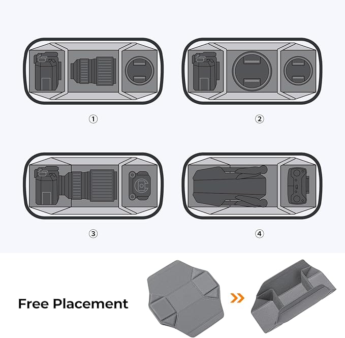 K&F Concept 2 in 1 Sling Bag Everyday Shoulder Bag & Multifunction Photography - Image 3