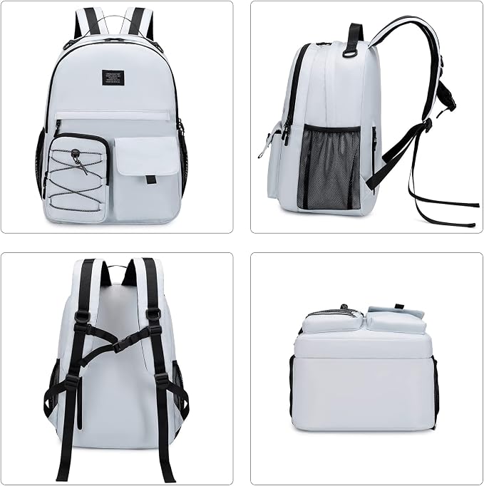 Lohol Casual Backpack for Teen Boys Girls, Water Resistant Daypack - Image 4
