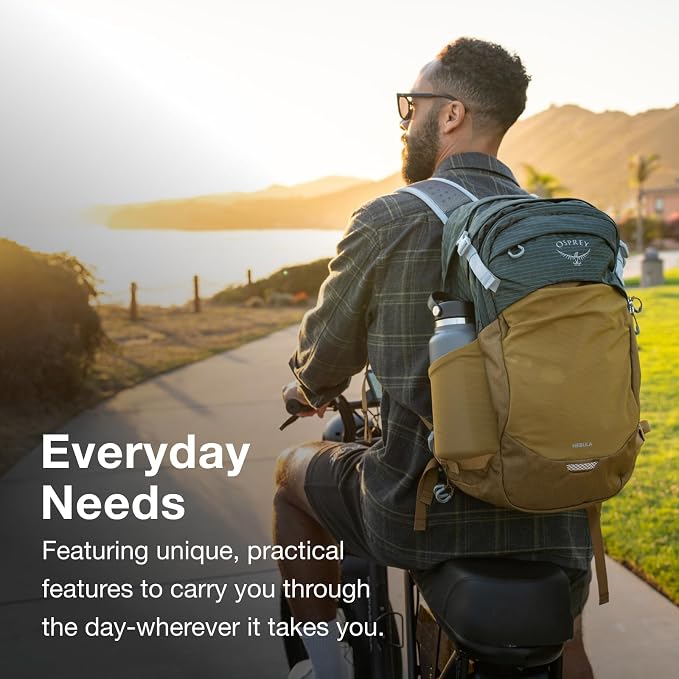 Osprey Nebula Commuter Backpack, Alpaca Tan/Latte Brown Heather - Image 3