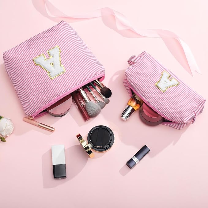 YOOLIFE Preppy Makeup Bag for Women - Image 7