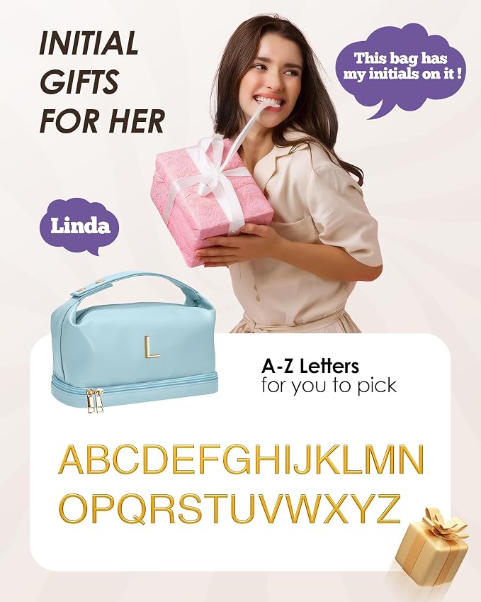 Teenage Girls Gifts Ideas, Personalized Makeup Bag - Image 2