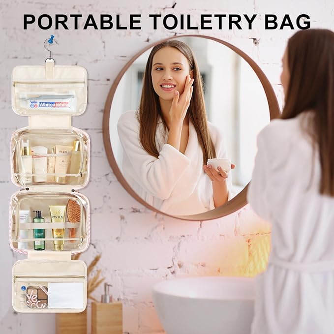 TOPEAST Hanging Toiletry Bag Makeup Bag - Image 5