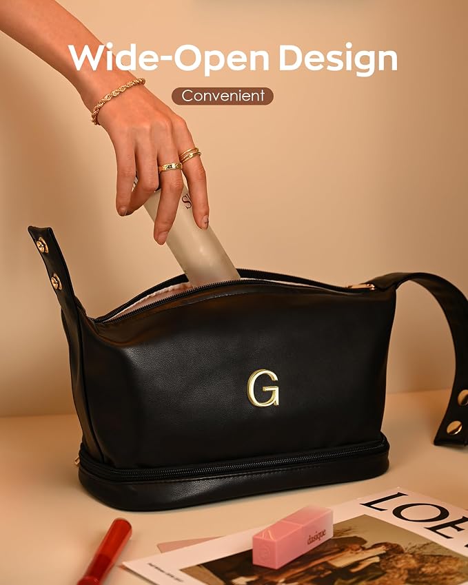 Initial Makeup Bag Personalized Bags - Image 3