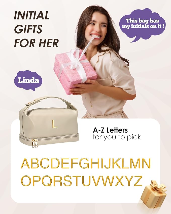 Letter Makeup Bags, Personalized Bags - Image 2
