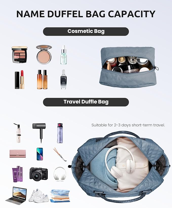 Personalized Weekender Duffle for Women - Image 4