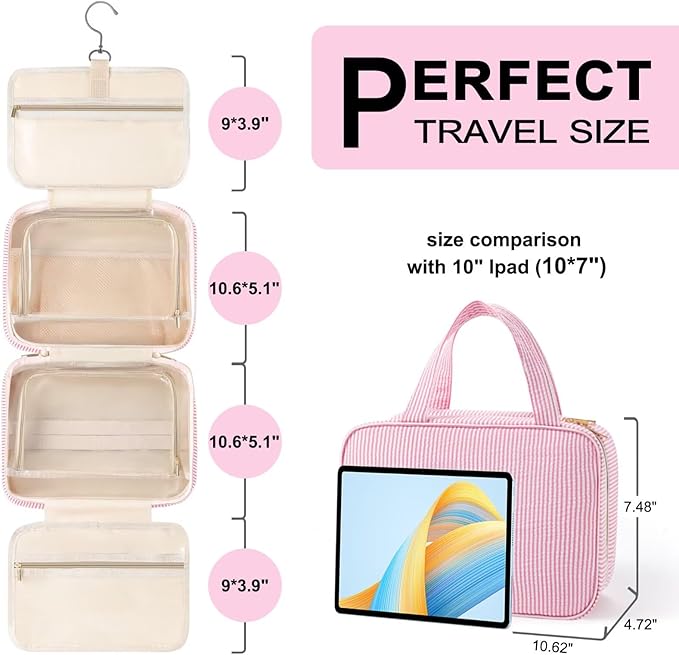 TOPEAST Initial Makeup Bag - Image 2