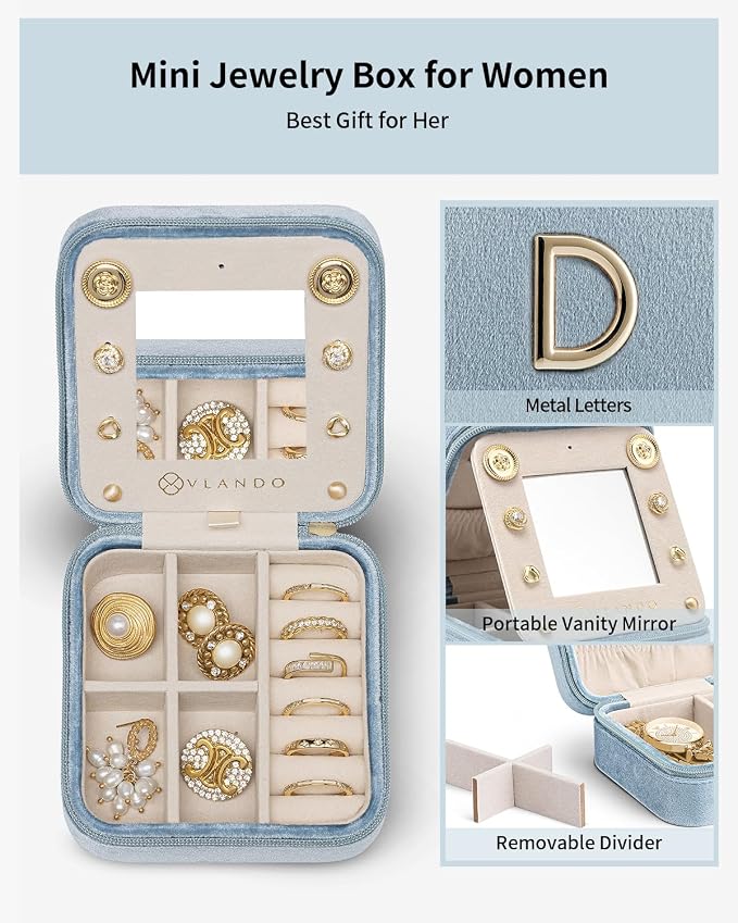 Vlando Wedding Gifts for Women, Jewelry Box, Bridal Shower Gifts, Bridesmaid - Image 4