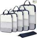 ECOHUB 6 Set Compression Packing Cubes, Lightweight Cruise Ship Vacation Travel by ECOHUB