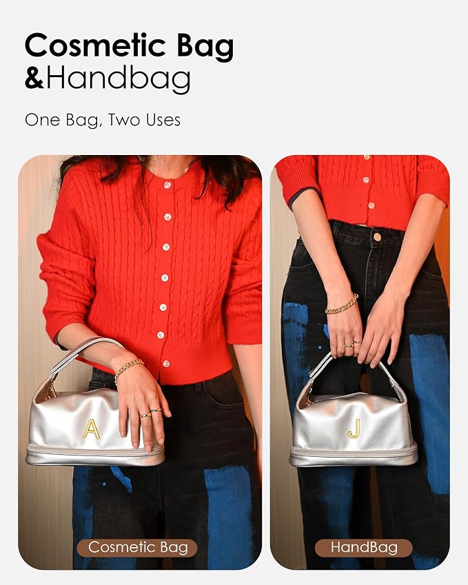 Appreciation Gifts for Woman, Personalized Makeup Bag - Image 2