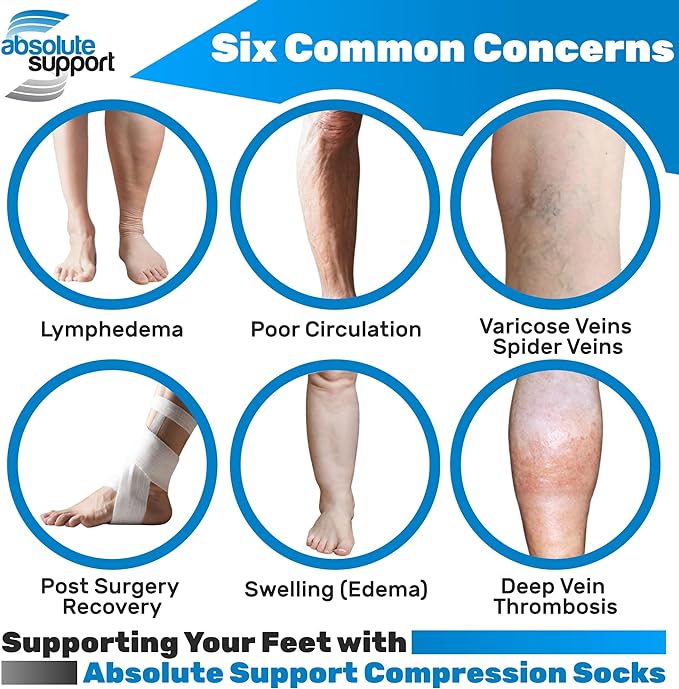 Made in USA - Wide Calf Compression Stockings - Image 2