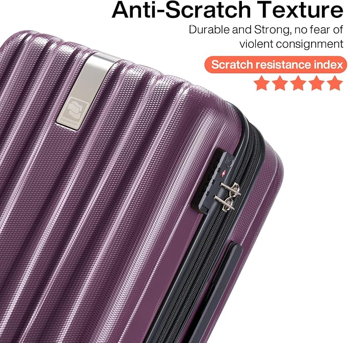 Hanke 20 Inch Carry On Luggage 22x14x9 Airline Approved Lightweight PC Hard - Image 6