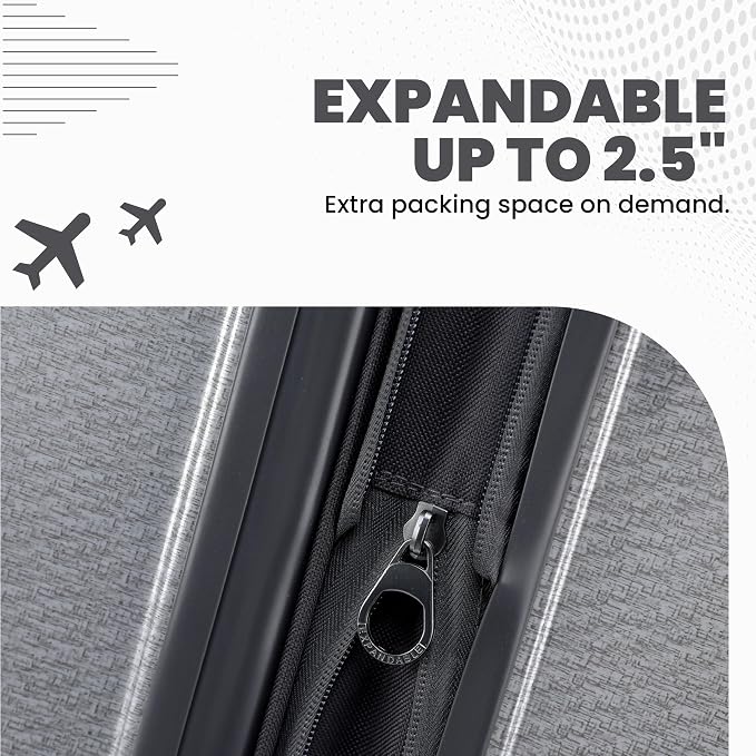 Spyder Traverse 20 Inch Carry On Expandable Hardside Upright Suitcase - Image 4