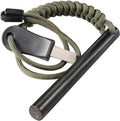 bayite 4 Inch Survival Ferrocerium Drilled Flint Fire Starter, Ferro Rod Kit by bayite