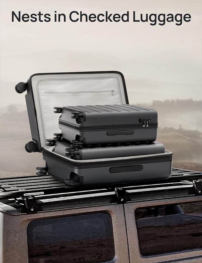 Carry on Luggage 22 X 14 X 9 Airline Approved, 20 Inch Luggage - Image 7