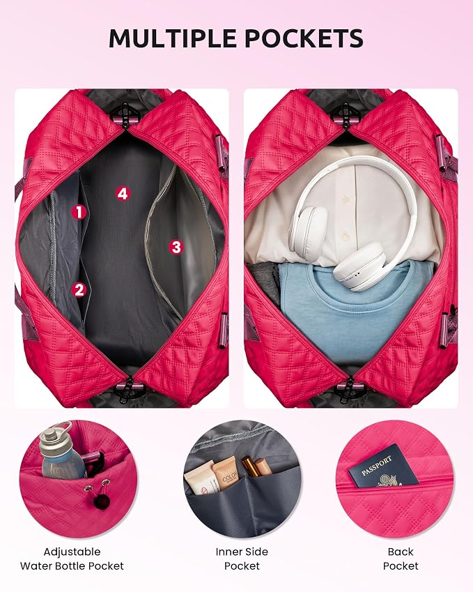 Monogrammed Gift for Woman, Gifts for Women-Initial Travel Bag - Image 6