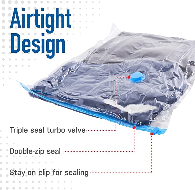 10 Pack Large Vacuum Storage Bags - Image 4