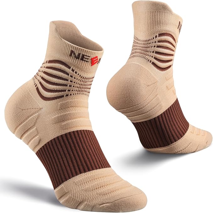 NEENCA Professional Compression Socks, Medical Athletic Ankle Socks by NEENCA