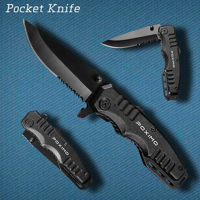 Gifts for Christmas, Pocket Knife, Tactical Pen 3-In-1, Christmas Gifts - Image 6