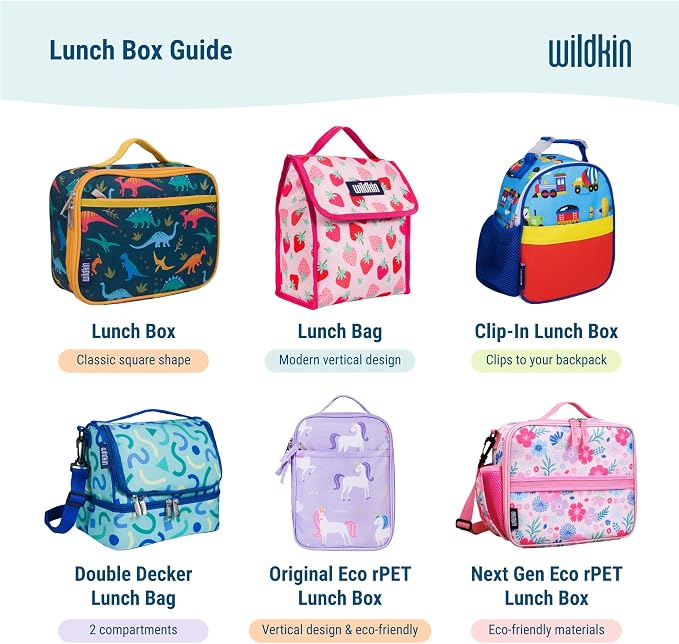 Wildkin Kids Insulated Lunch Bag – Reusable, School & Travel - Image 8