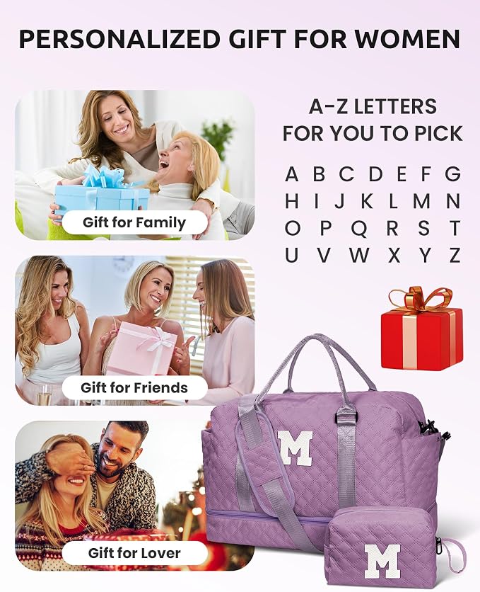 Gifts for Girls-Teen Weekender Bags, Personalized Weekender Bag, Monogram - Image 2