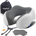 napfun Neck Pillow for Traveling, Travel Neck Pillow for Airplane 100% Pure by NAPFUN